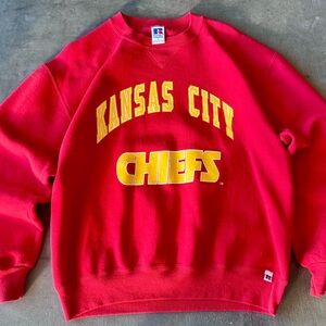 Vintage Russell Athletic Kansas City chiefs Crewneck Sweater size L